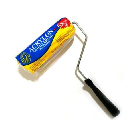 Omega Acrylon roller with handle, 7-inch supplier product reference; packaging may vary