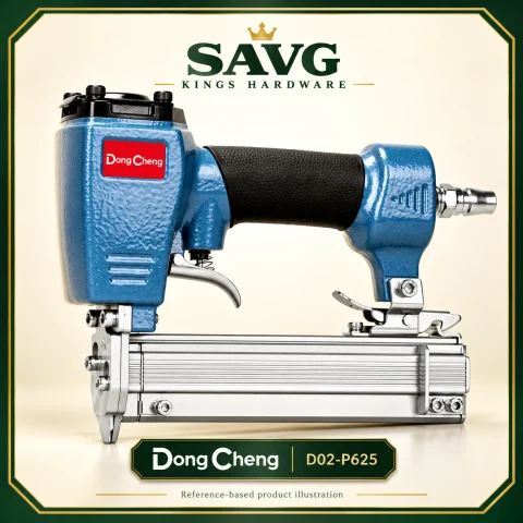 DongCheng D02-P625 Pneumatic Pin Nailer — reference-based product illustration.