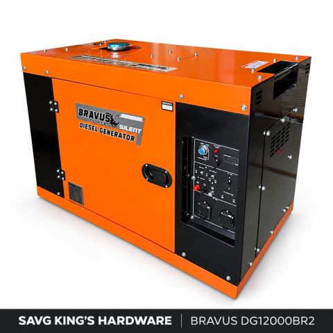 Bravus DG12000BR2 V2 Diesel Generator – 12kVA — generator unit only