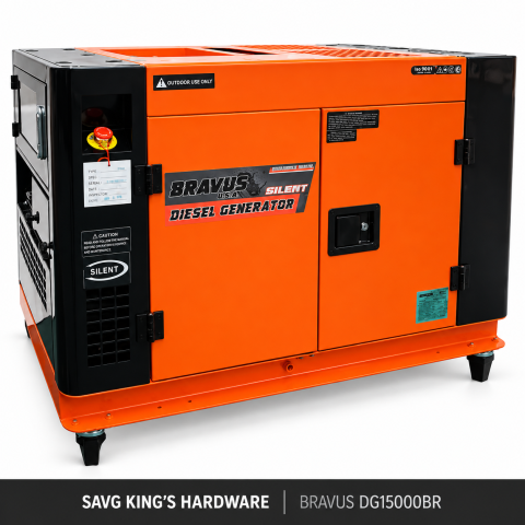Bravus DG15000BR Diesel Generator – 15kVA — generator unit only