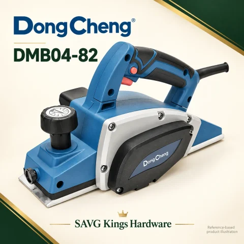 DongCheng DMB04-82 500W 82mm Electric Planer — reference-based product illustration.
