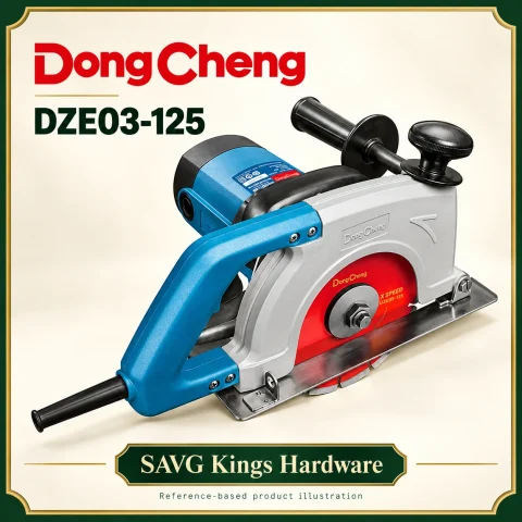 DongCheng DZE03-125 1800W 125mm Marble Cutter — reference-based product illustration.