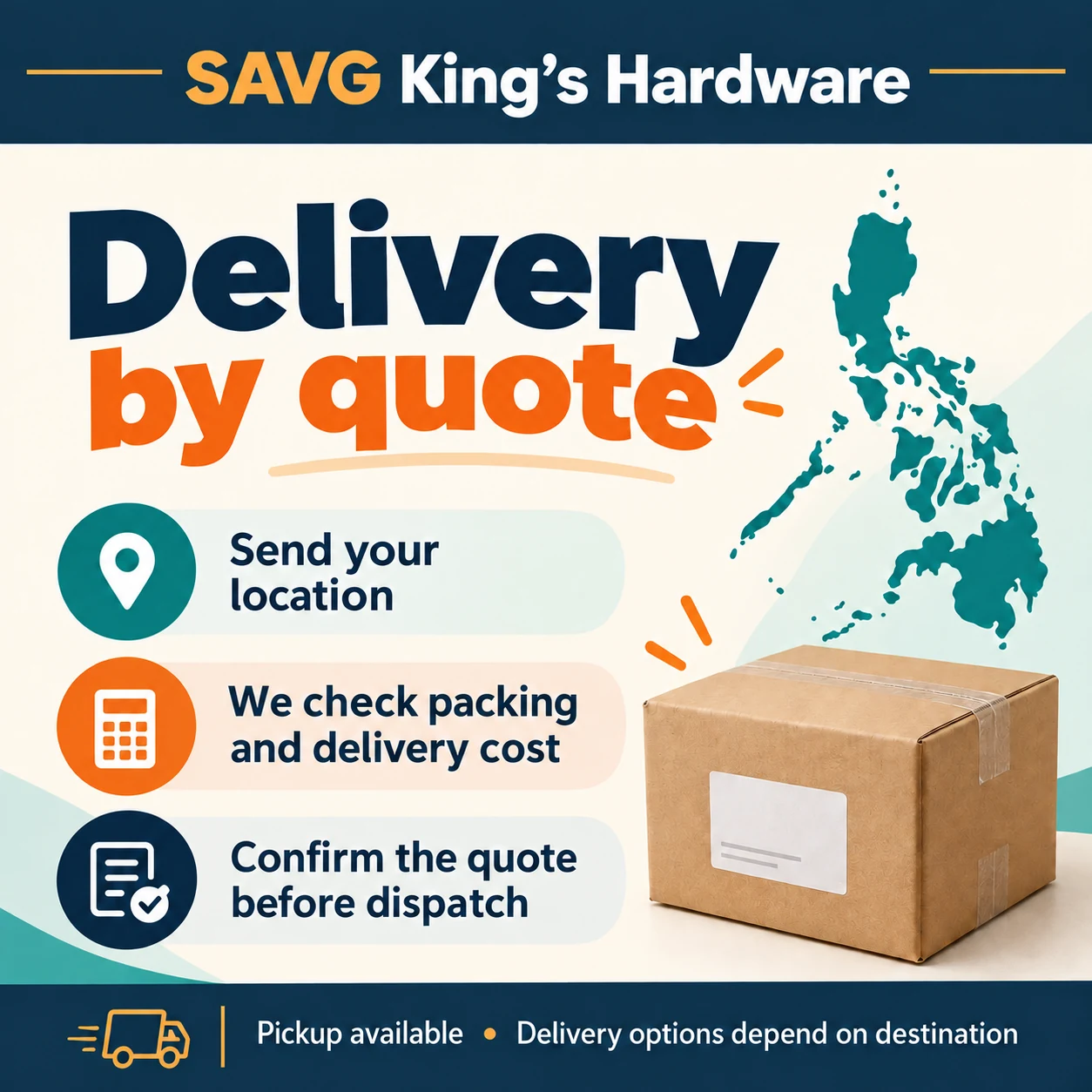SAVG King's Hardware leak delivery guide