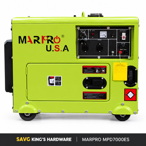 Marpro MPD7000ES Silent-Type Diesel Generator – 7kVA — generator unit only
