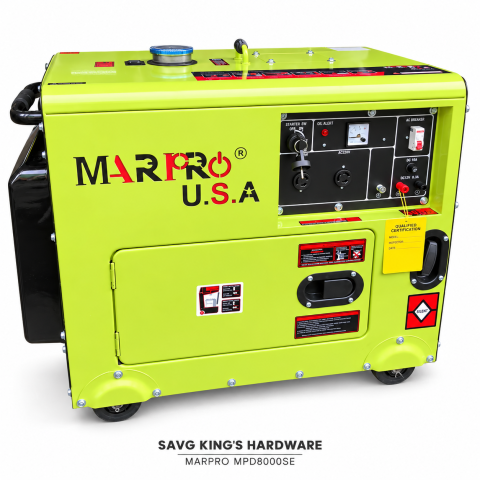 Marpro MPD8000SE Silent-Type Diesel Generator – 8kVA — generator unit only