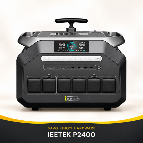 IEETEK P2400 2400W 2048Wh Portable Power Station — main power station only, solar panel sold separately
