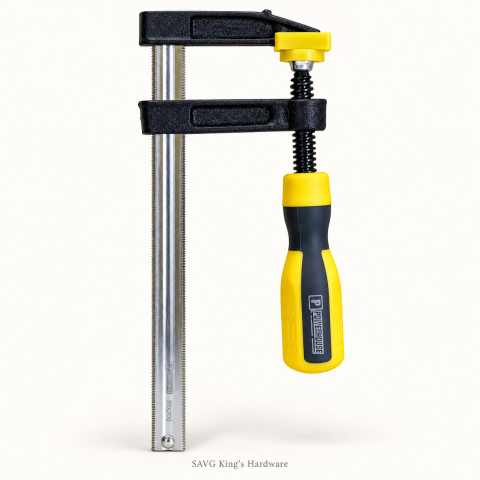 Powerhouse Heavy-Duty Cushion-Grip F-Clamp — 8-inch — reference-based product illustration
