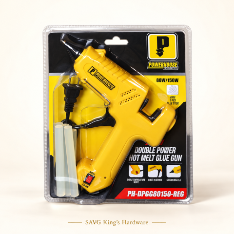 Powerhouse Double-Power Hot Melt Glue Gun — 80W/150W