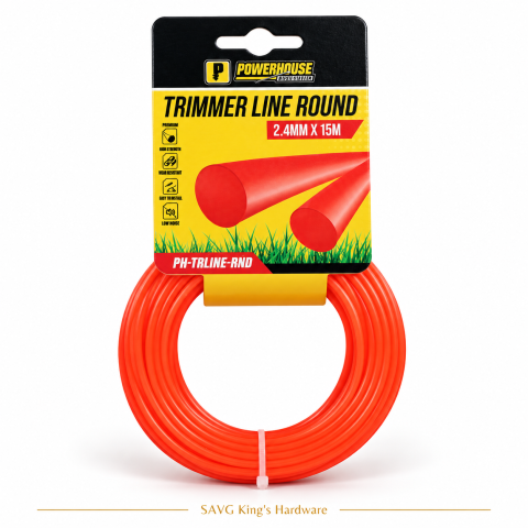 Powerhouse Round Trimmer Line 2.4mm × 15m PH-TRLINE-RND — reference-based product illustration