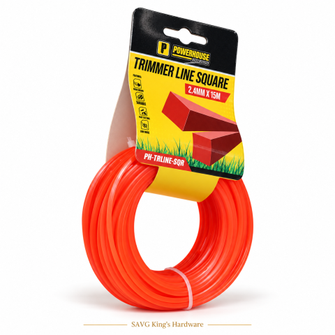 Powerhouse Square Trimmer Line 2.4mm × 15m PH-TRLINE-SQR — reference-based product illustration