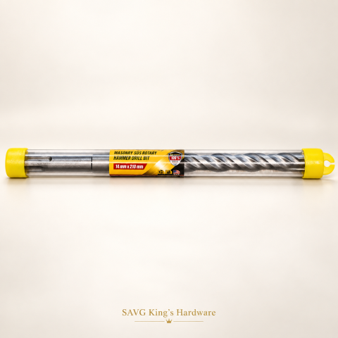 Powerhouse SDS Masonry Rotary Hammer Drill Bit — 14.0mm x 210mm — reference-based product illustration