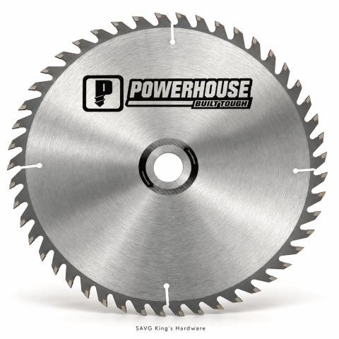 Powerhouse 12-inch 40T Carbide-Tipped Circular Saw Blade for Wood