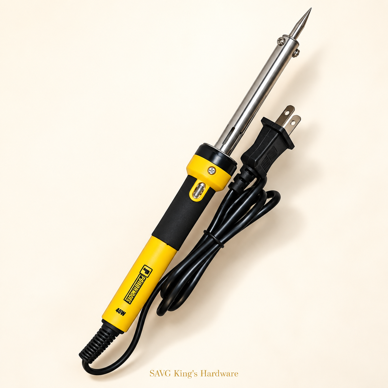 Powerhouse High-Grade Soldering Iron — 40W — reference-based product illustration