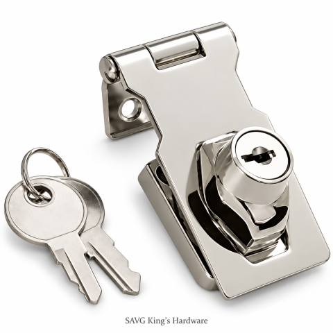Powerhouse Keyed Hasp Lock — 2.5-inch