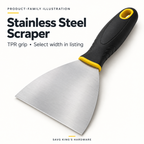 Powerhouse scraper — product-family illustration