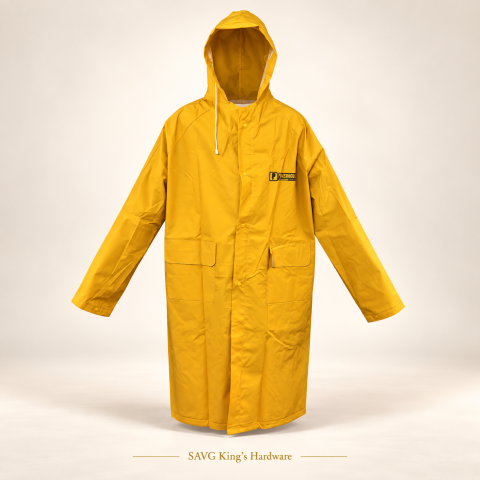 Powerhouse XXL Long PVC Raincoat PH-RCOAT-LONG — reference-based product illustration
