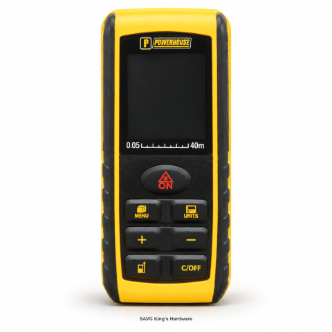Powerhouse Laser Distance Meter 40 Meters PH-LMT40M product photo — SAVG King's Hardware