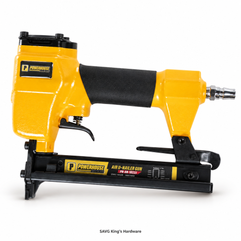 Powerhouse U-type Air Nailer Gun W/ Anti Struck PH-AN-1022J product photo — SAVG King's Hardware