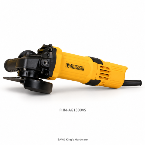 Powerhouse Angle Grinder Torque Force W/variable Speed Heavy Duty PHM-AG1300VS product photo — SAVG King's Hardware