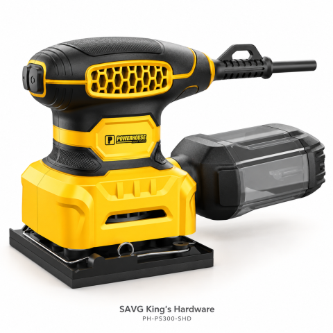 Powerhouse Palm Sander 300W (PH-PS300-SHD) product photo — SAVG King's Hardware