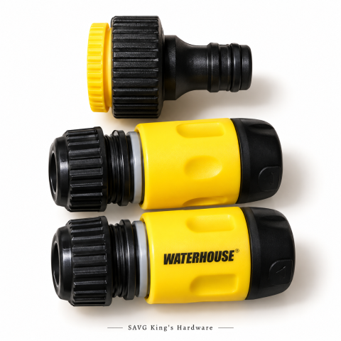 Waterhouse 3-Piece 1/2-inch Hose Connector Set