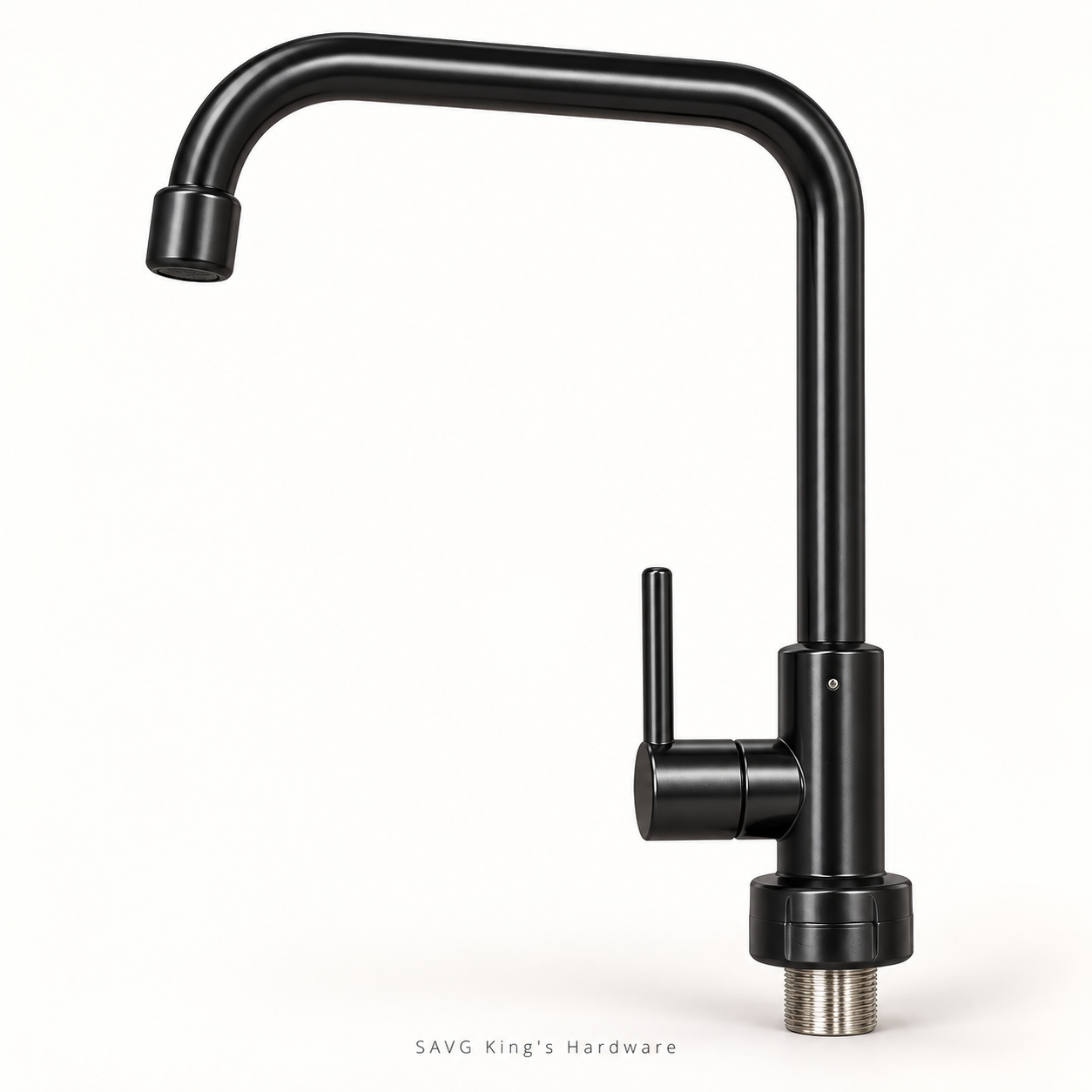 Waterhouse F8 Matte-Black 304 Stainless Square Sink Faucet