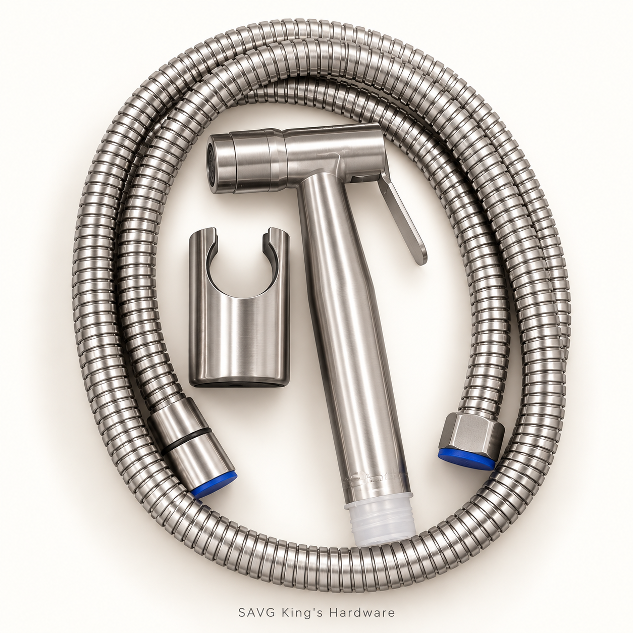 Waterhouse 304 Stainless Bidet Sprayer — Adjustable Brass Nozzle, 1.5m Hose