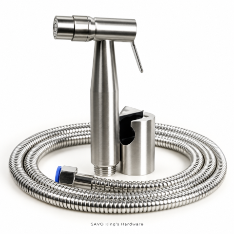 Waterhouse 304 Stainless Bidet Sprayer with 1.5m High-Tension Flexible Hose