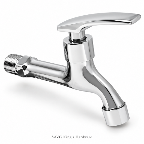 Waterhouse 4-inch Wall-Flange Bib Tap — Lever Handle