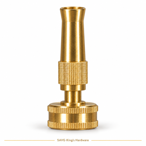 Waterhouse Large Adjustable Brass Hose Nozzle PHBHN — reference-based product illustration