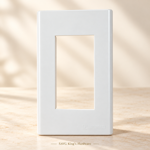 Powerhouse Electric 3-Gang Mounting Plate LHWDP-103 — reference-based product illustration