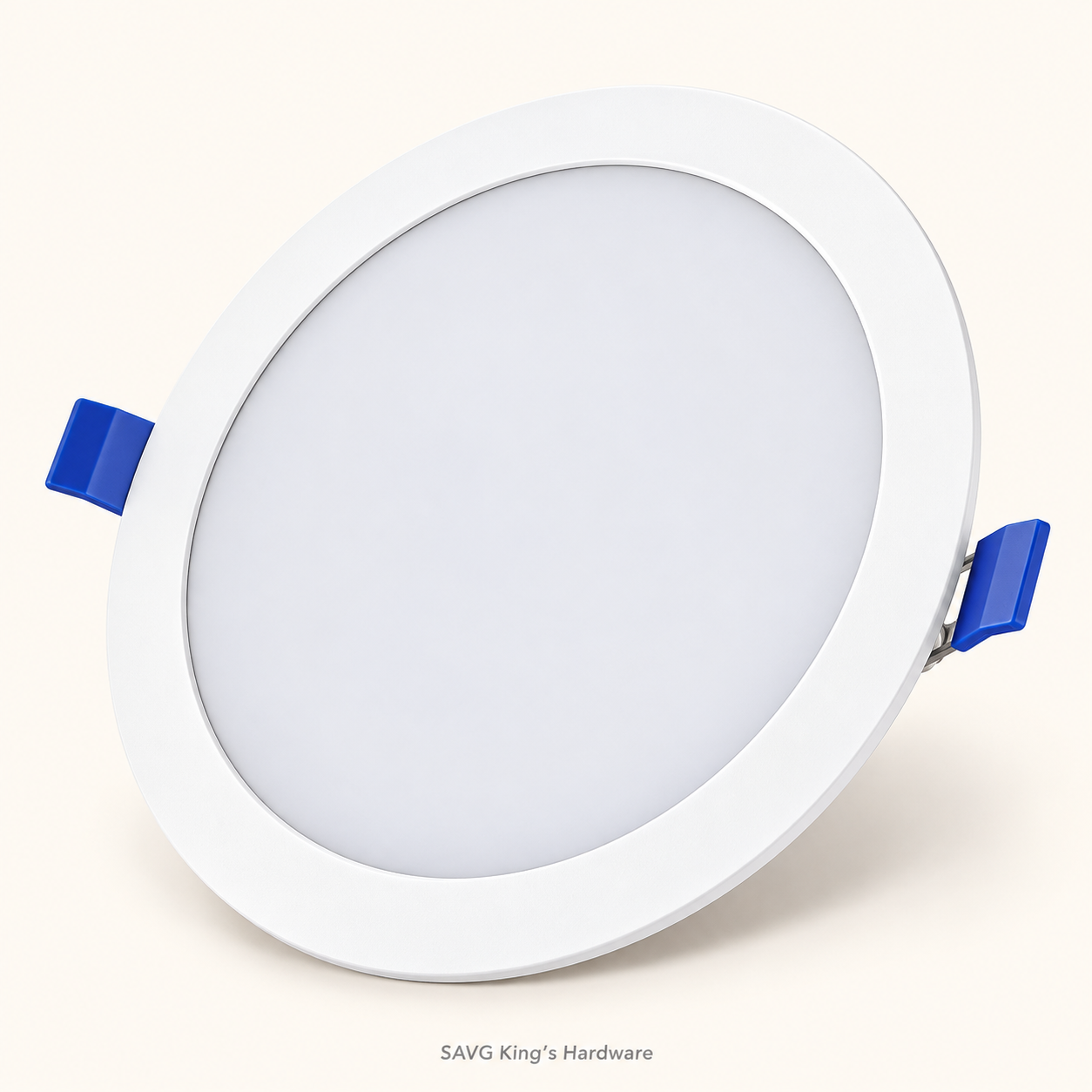 Powerhouse Electric 12W Round Recessed LED Downlight — Daylight — product-family illustration; size identified in listing