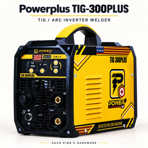 Powerplus TIG-300PLUS DC Inverter Welder — TIG / ARC — product illustration