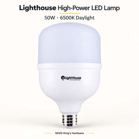 Lighthouse LED High-Power Lamp — 50W, 6500K Daylight — product illustration