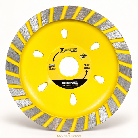 Powerhouse Raptor 4" Diamond Cup Wheel PHRS-DCUPW-100 — reference-based product illustration