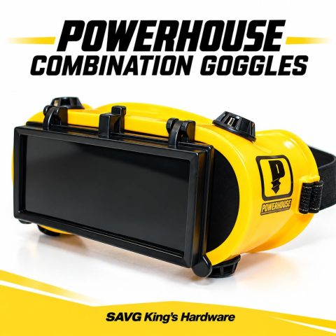 Powerhouse goggles product illustration from SAVG King's Hardware