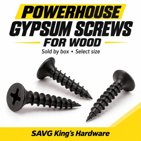 Powerhouse gypsum product illustration from SAVG King's Hardware