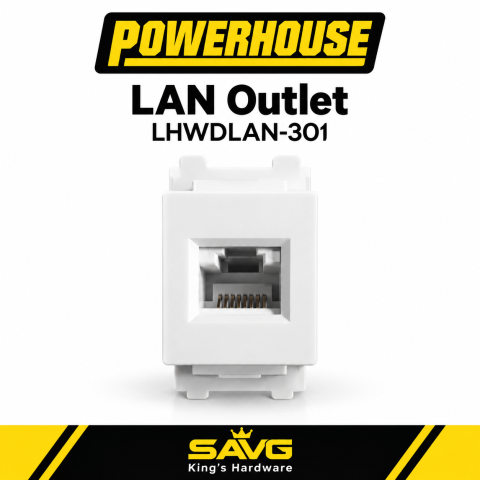 Powerhouse 24mm LAN Outlet LHWDLAN-301