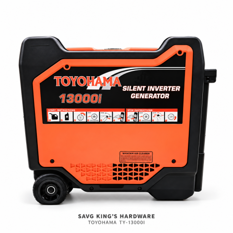 Toyohama TY-13000I Enclosed Inverter Generator — product unit only