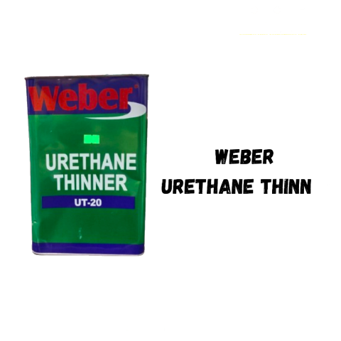 Weber urethane thinner 4L, original product photo on white background; verify NT-20 or UT-20 code
