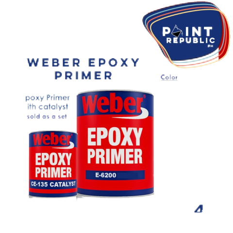 Weber E-6700 Red Oxide with catalyst, authentic product photo on clean white background